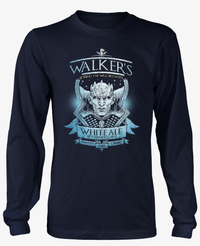 White Walkers Ale Custom Printed Shirt - All Women Are Created Equal But Queens, transparent png download