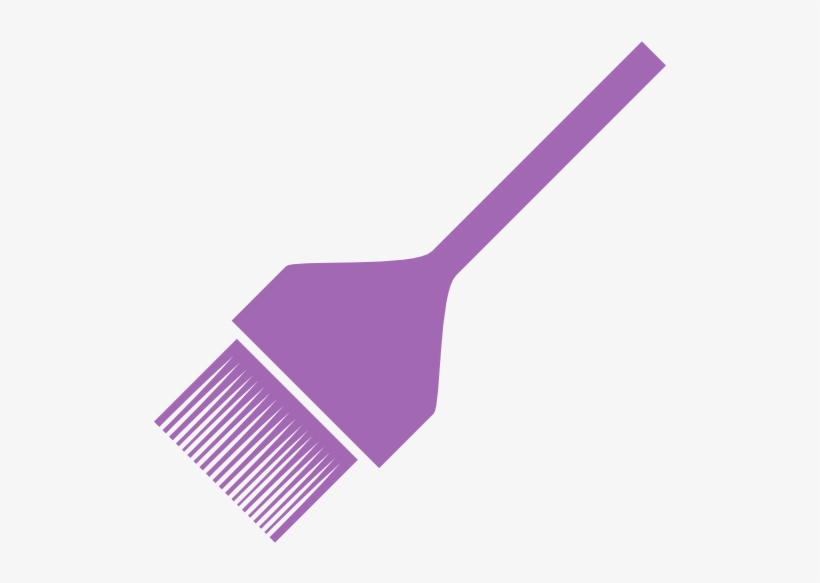 003 Brush Tool Purp - Hair Color Brush Transparent, transparent png download