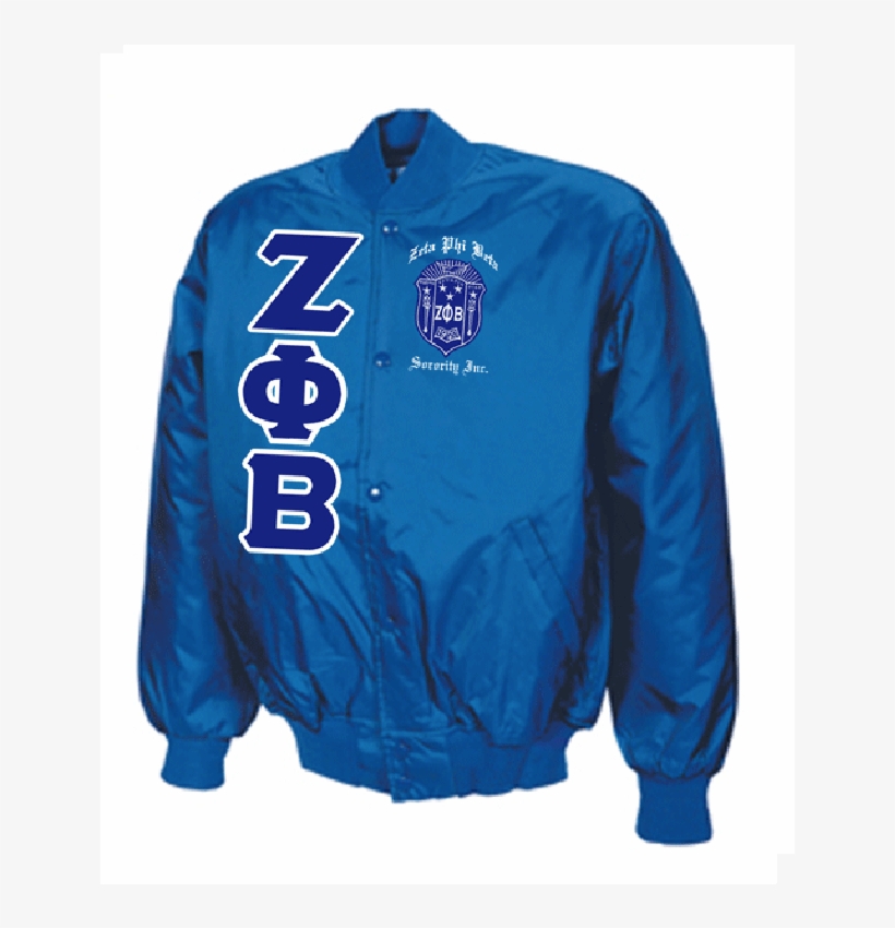 Zeta Phi Beta Oxford Jacket Solid - Satin, transparent png download