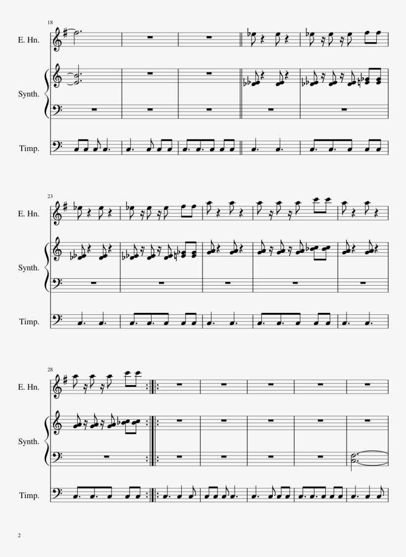 Lg-147847639 Sheet Music 2 Of 4 Pages - Mario Bros 3 Sheet Music, transparent png download