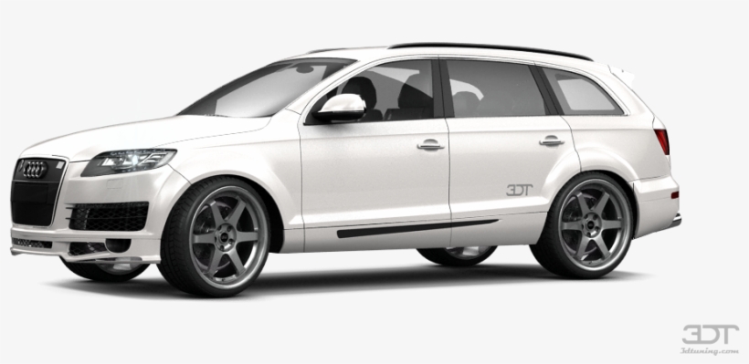 Audi Q7 5 Door Suv 2010 Tuning - Audi Q7 With Te37, transparent png download