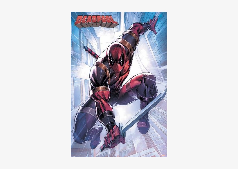 61x91 Deadpool Pp34187 - Deadpool Poster, transparent png download