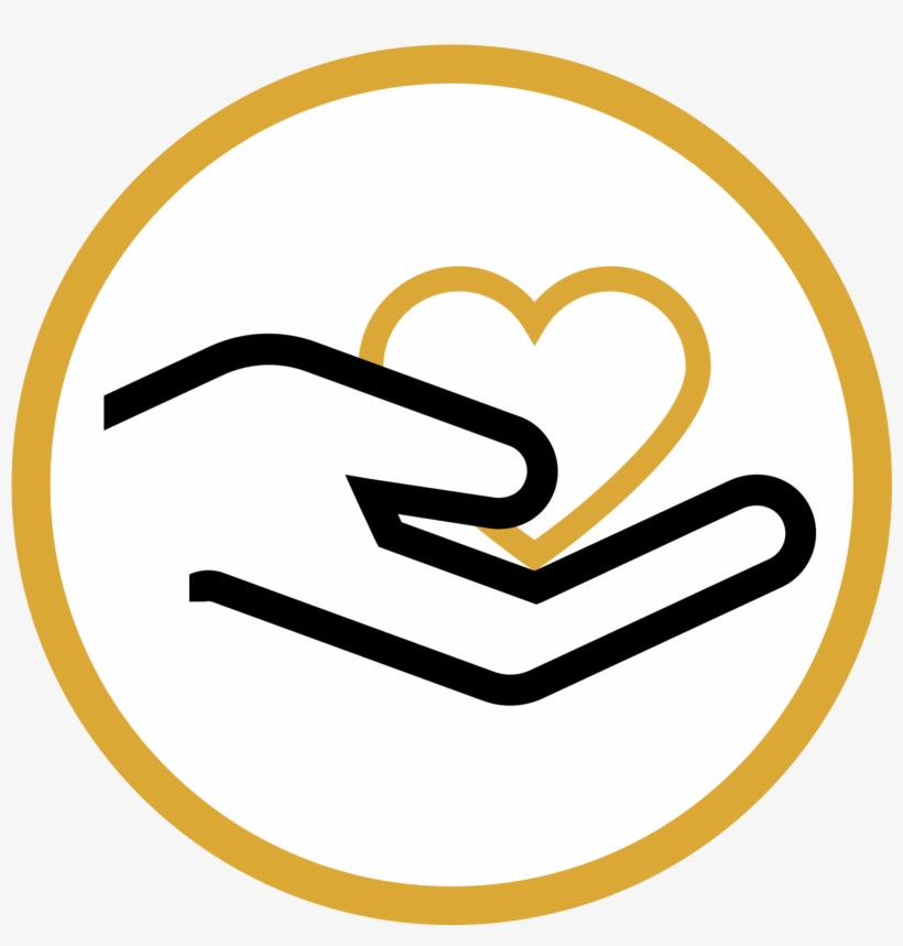 Animated Black Hand Holding A Yellow Heart Inside A - Gino Canesten Comprimido Como Usar, transparent png download