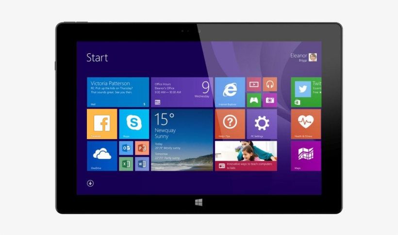 Linx 1010 Windows Tablet With Keyboard In Black Size, transparent png download