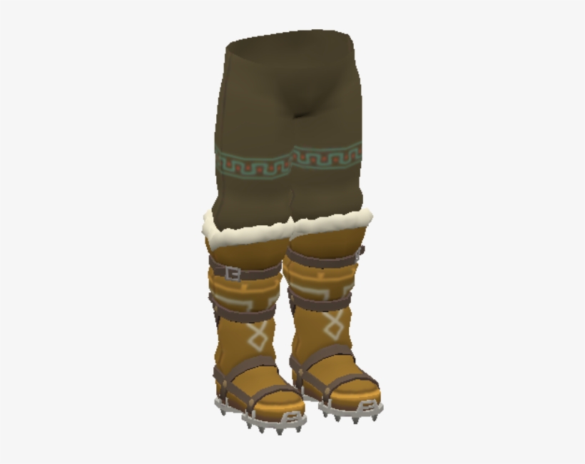 The Legend Of Zelda - Legend Of Zelda Breath Of The Wild Snow Boots, transparent png download