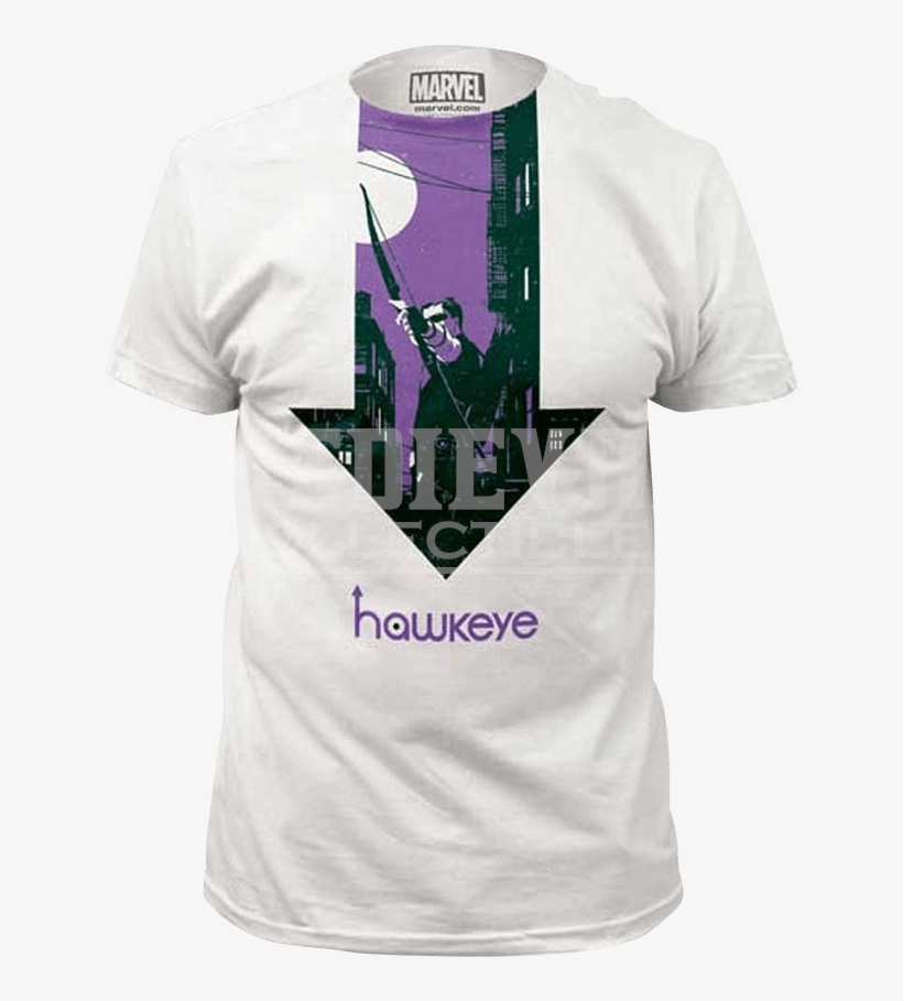 Pointed Arrow Hawkeye T-shirt - Hawkeye Volume 2: Little Hits (marvel Now), transparent png download