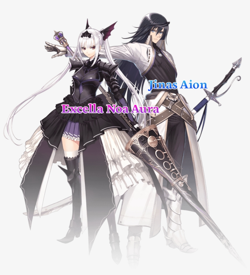 Excella And Jinas - Shining Resonance: 1/8 Excela Noa Aura Pvc Figure, transparent png download