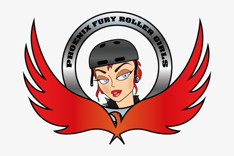 Contest Phoenix Fury Roller Girls - Logo, transparent png download