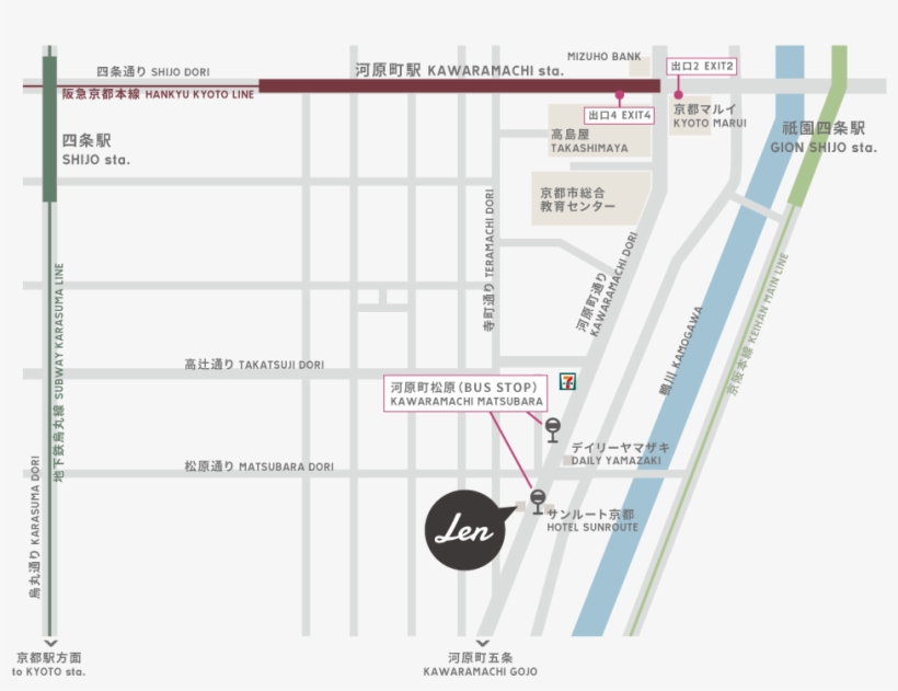 Map - Kyoto, transparent png download