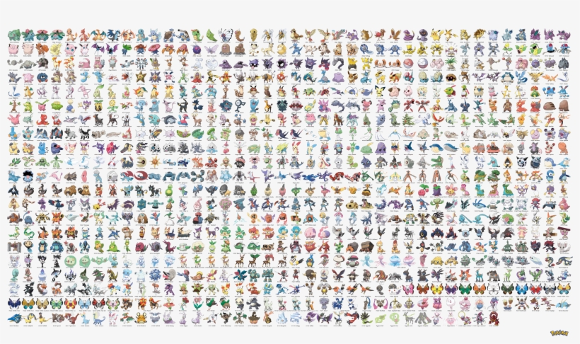 No Caption Provided - All Pokemon By Ken Sugimori, transparent png download