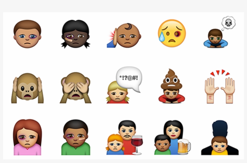 Image Courtesy Of Bris - Abused Emojis, transparent png download
