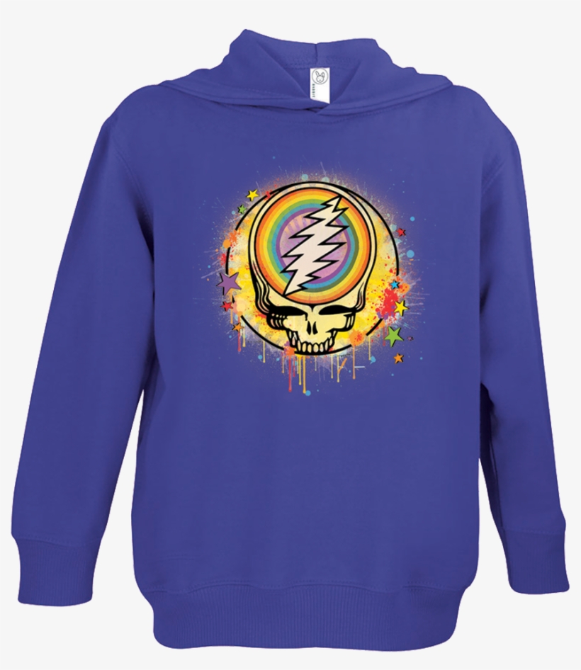 Grateful Dead Rainbow Splatter Stealie Toddler Hoodie - Grateful Dead - Syf Tie Dye Fleece Throw Blanket, transparent png download