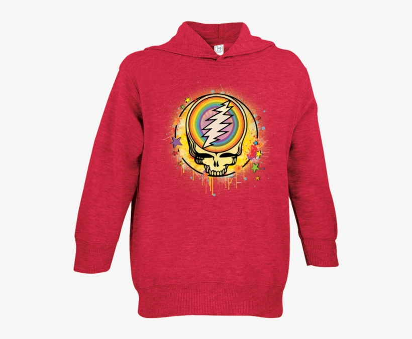 A Red Toddler Hoodie With A Grateful Dead Steal Your - Grateful Dead Steal Your Ftie Dye Sticker Decal, transparent png download