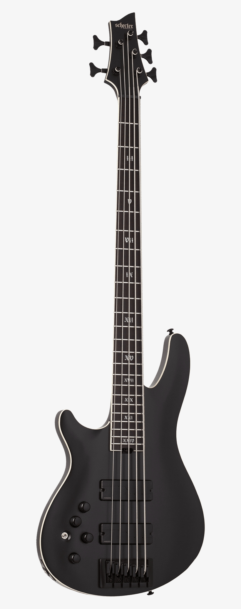 Schecter Electric Bass Schecter Left Handed Sls Elite-5 - Schecter Stiletto Stealth-5 Left Handed Bass Guitar,, transparent png download