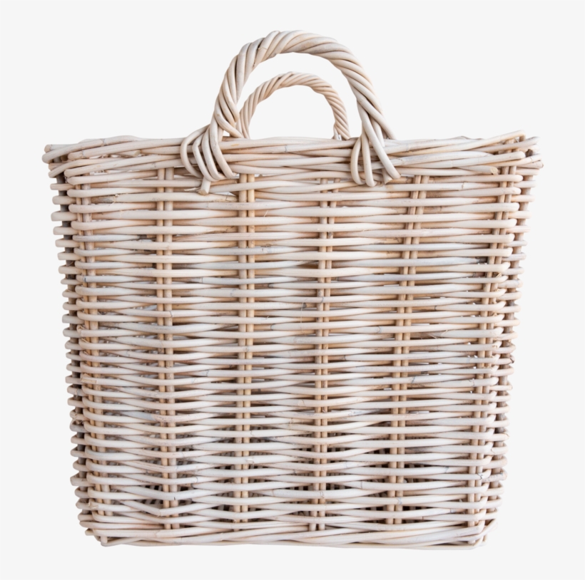 Square Rattan Basket, transparent png download