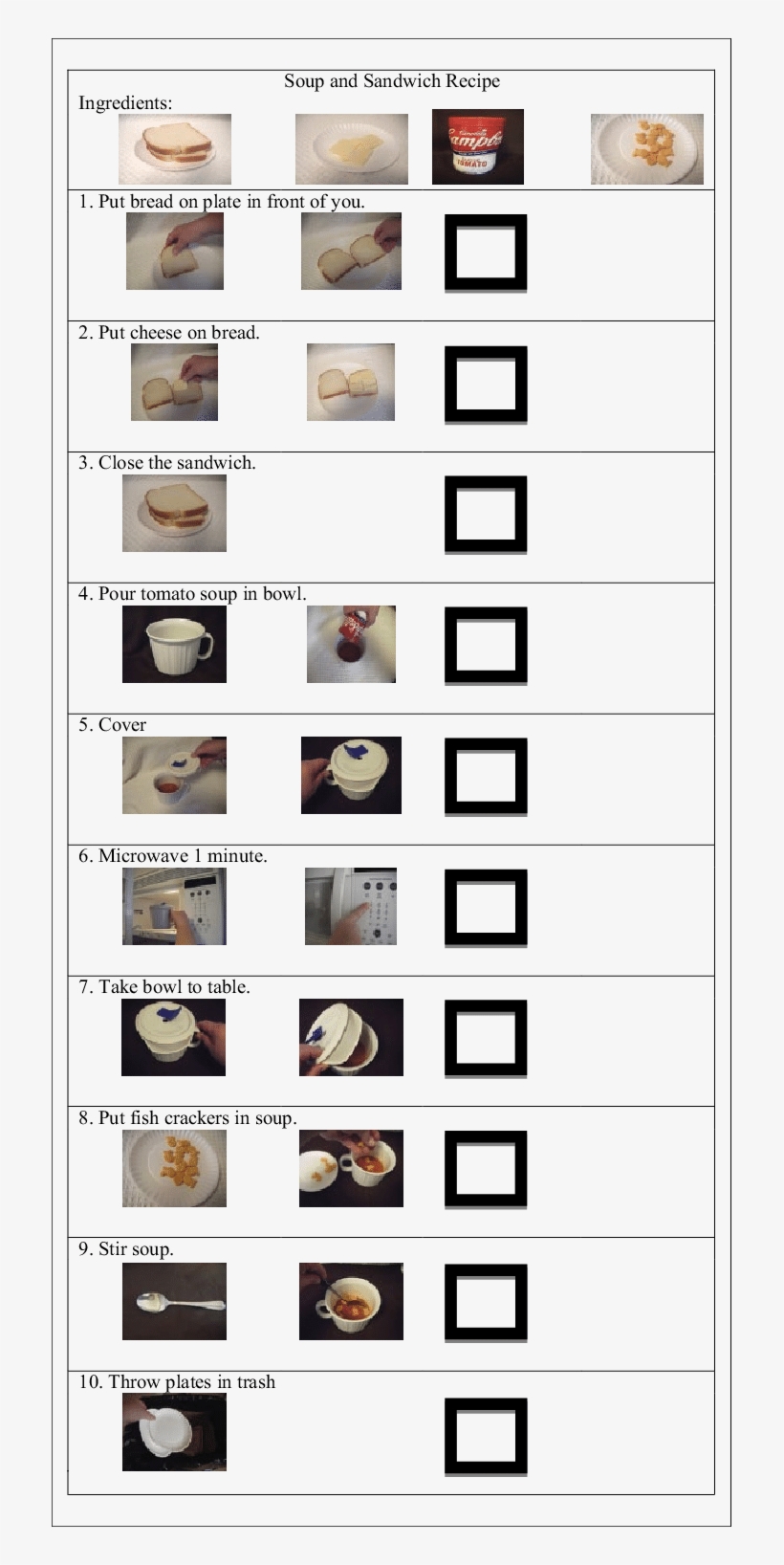 Soup And Sandwich Paper/pencil Recipe - Paper, transparent png download