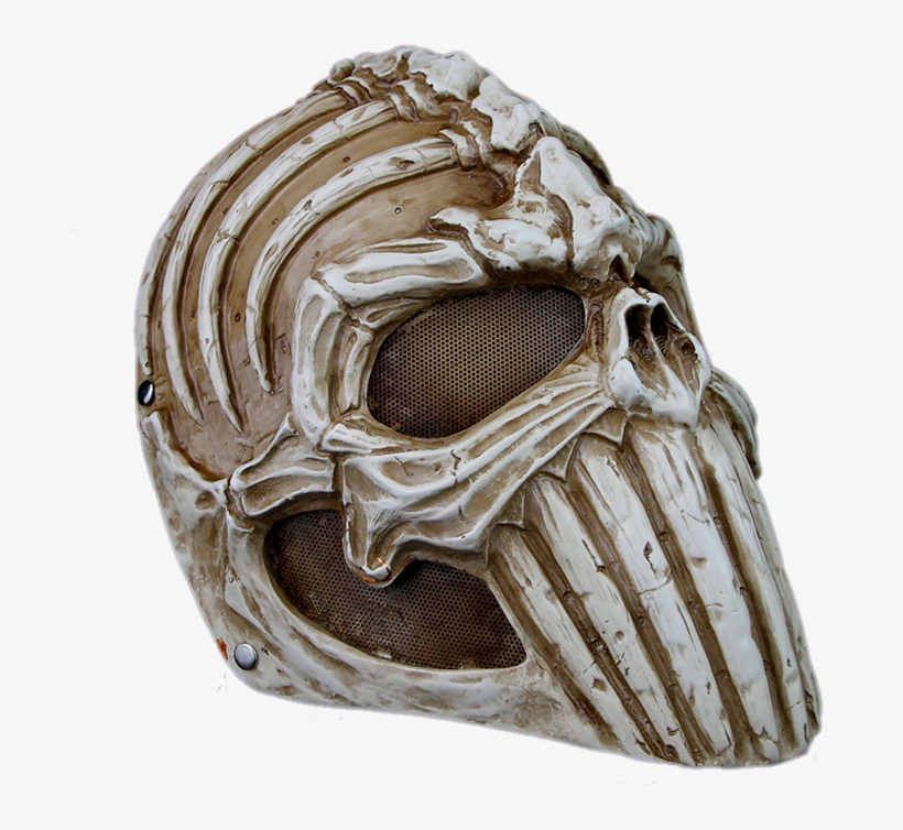 Casco Huesos Irregulares - Mask, transparent png download