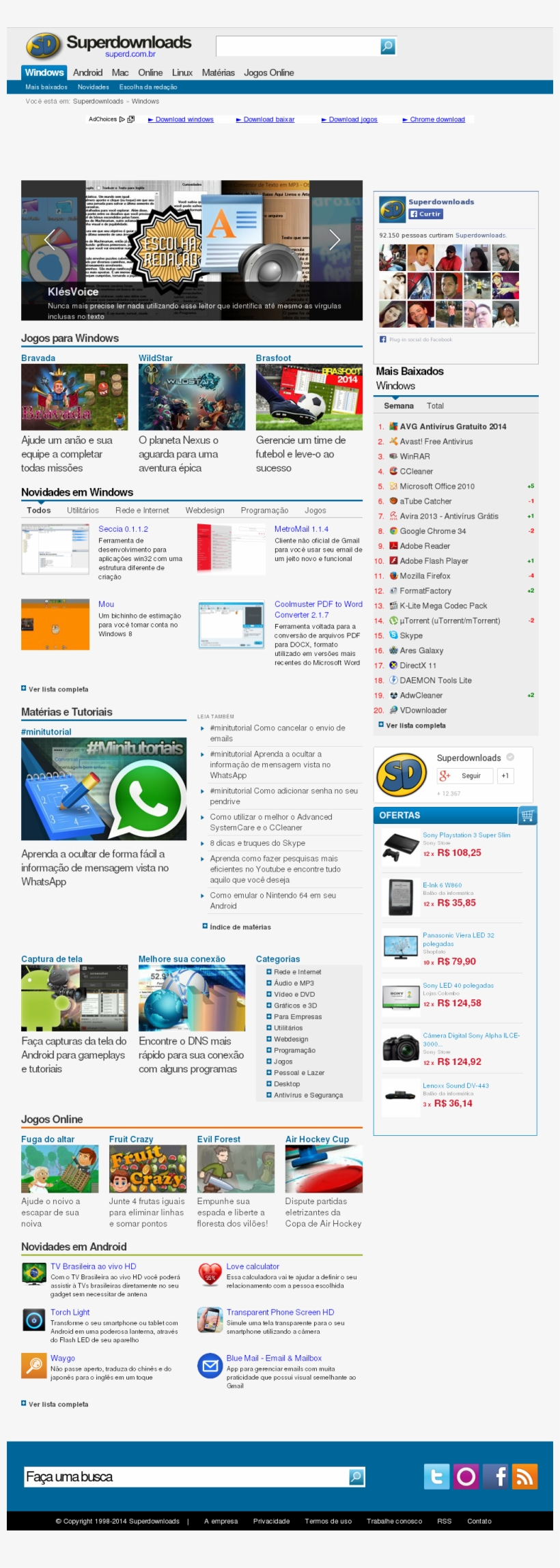 Superdownloads Competitors, Revenue And Employees - Web Page, transparent png download