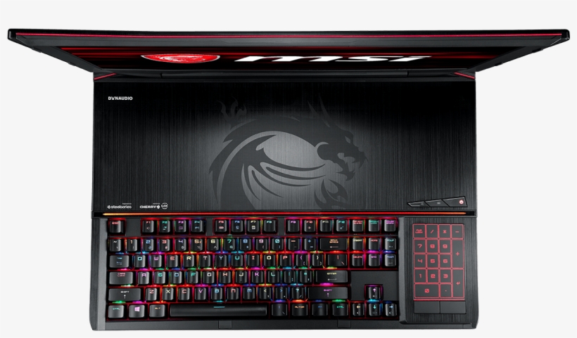 Msi Gt83 Titan-014 Gaming Laptop [cfl] - Gt83vr 7rf Titan Sli, transparent png download