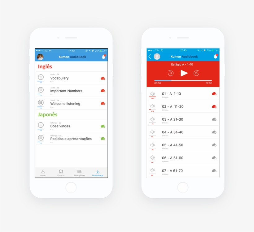 Kumon Audiobook Allows Students To Access Audio Lessons - Mobile Phone, transparent png download