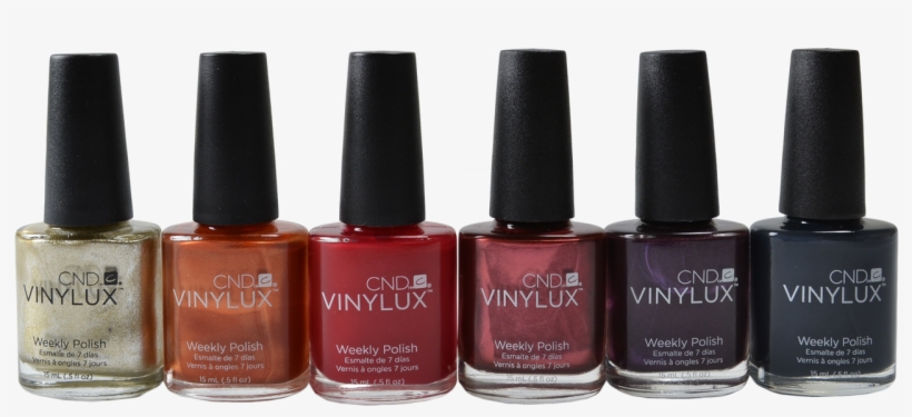 6 Pc Cnd Vinylux Modern Folklore Collection - Cnd Vinylux Nail Polish #143 Rogue Red 0.5 Oz/15ml, transparent png download