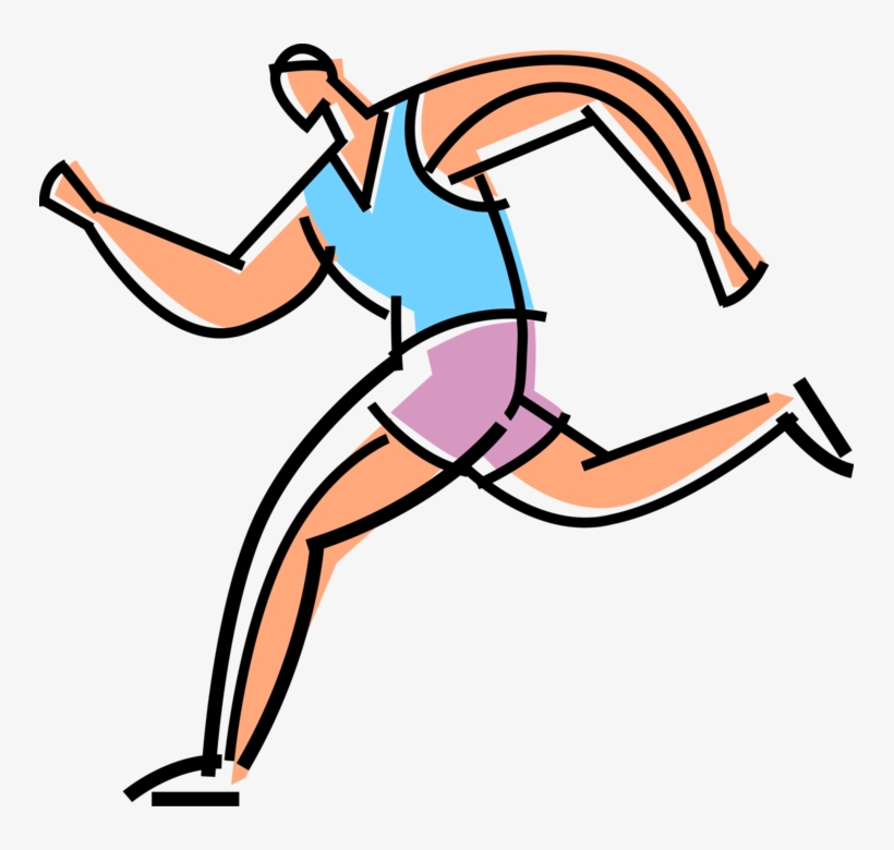 Athlete Vector Clipart - Atleta Clipart, transparent png download