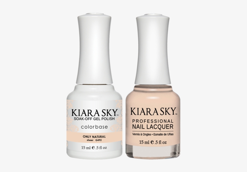 Kiara Sky Gel Polish Nail Lacquer, Gn 492, Only-natura, - Kiara Sky Dip Powder Chit Chat, transparent png download