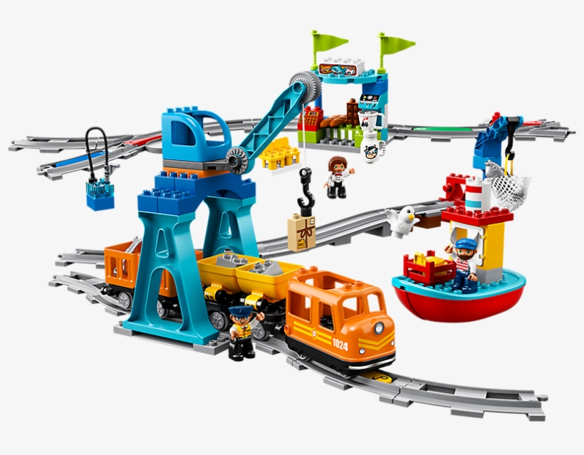 Lego Duplo Cargo Train, transparent png download