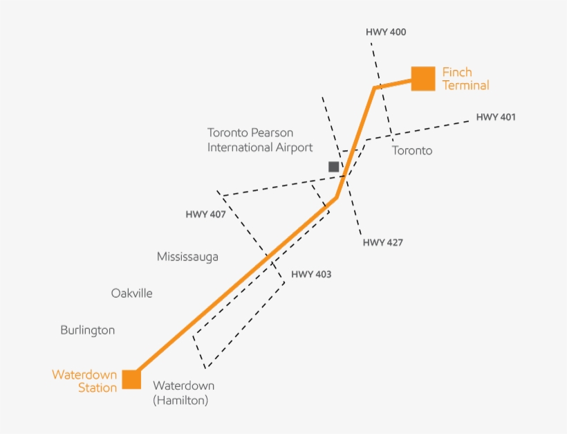 Waterdown To Finch Project Location, transparent png download