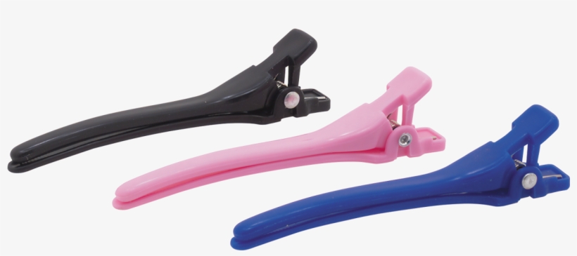 Plastic 3 5/8" Duckbill Clips - Clothes Hanger, transparent png download