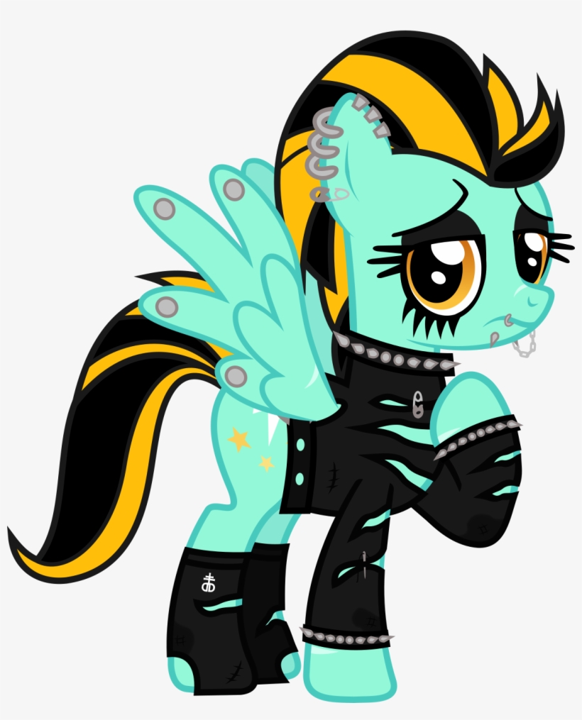 Lightningbolt, Belt, Chains, Choker, Clothes, Derpibooru - Clothing, transparent png download