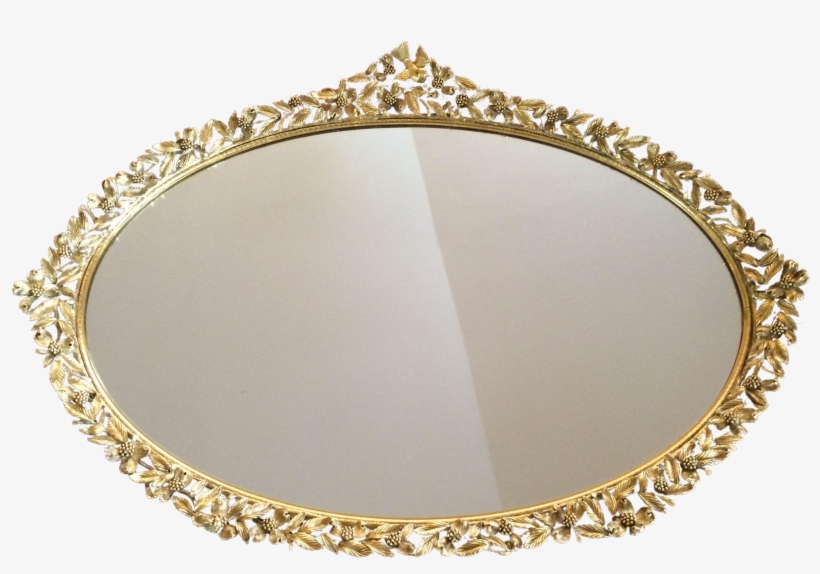 1950s Bird & Dogwood Vanity Mirror - Bangle, transparent png download