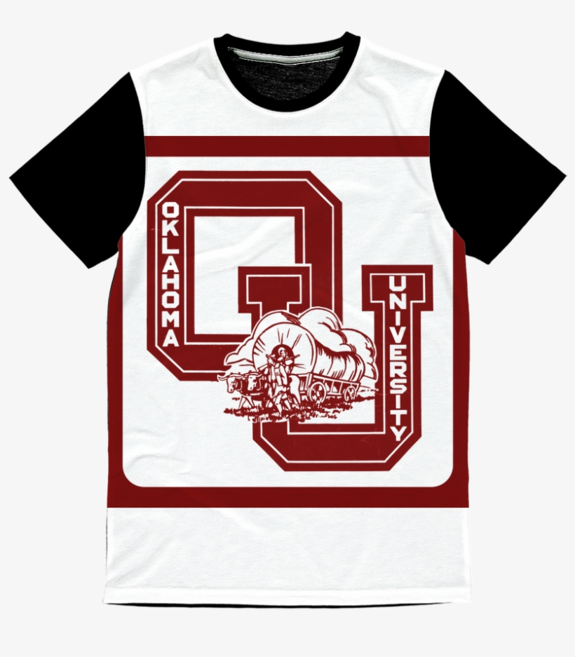 1960's Vintage Oklahoma Sooners ﻿classic Sublimation - T-shirt, transparent png download