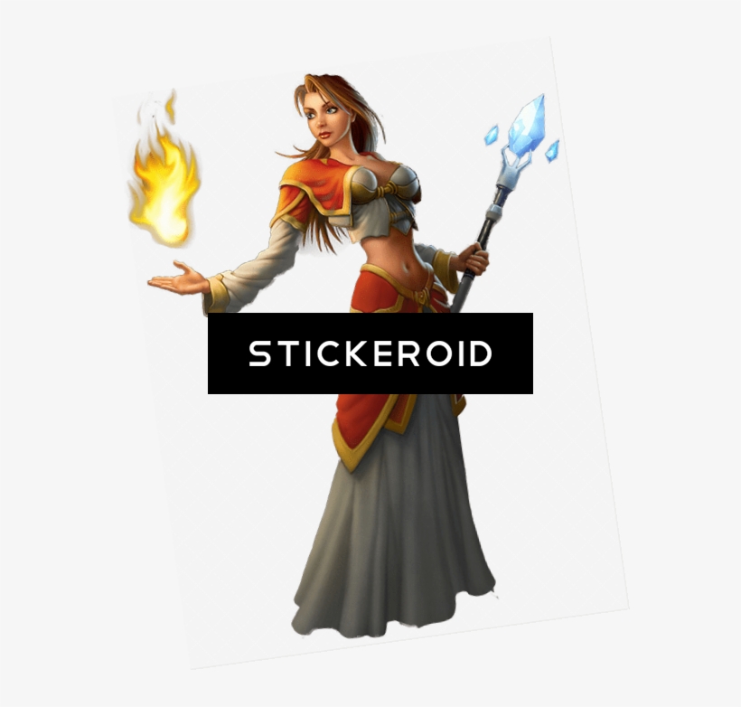 World Of Warcraft Female Character - Woman Warrior, transparent png download