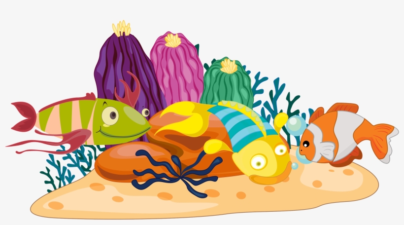 Graphic Download Clip Art Bottom Transprent Png Free - Clip Art Coral Reef, transparent png download