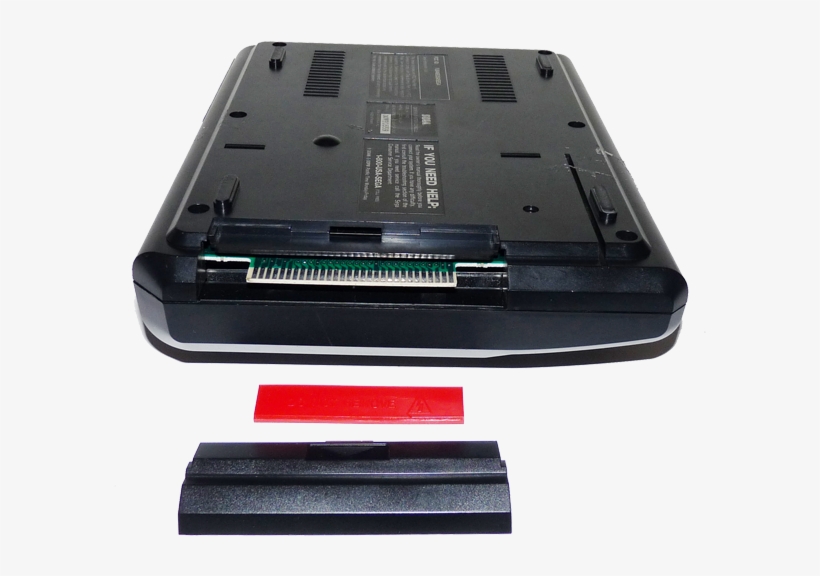 There May Be A Red Cover Over The Expansion Port Blade - Sega, transparent png download