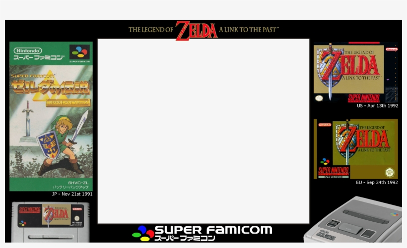 Super Nintendo Entertainment System - Legend Of Zelda: Triforce Of The Gods [nintendo] [japan, transparent png download