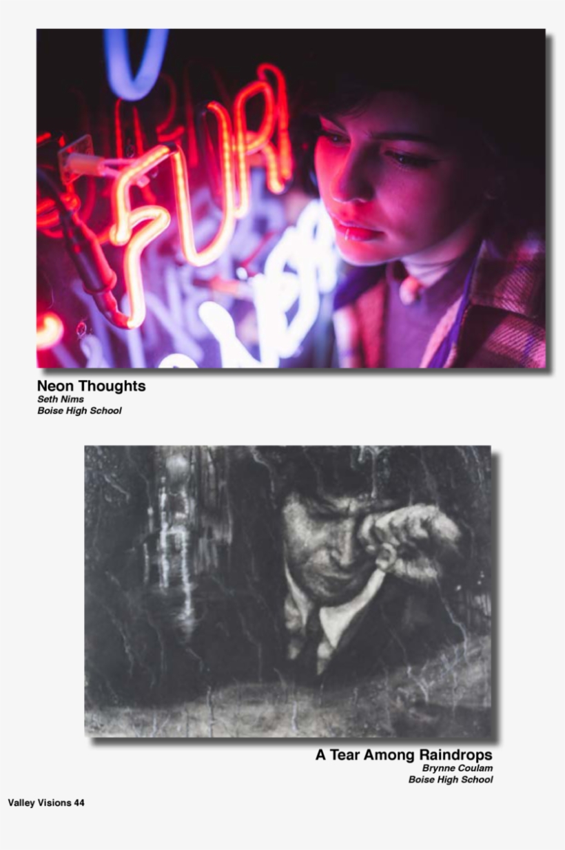 Neon Thoughts Seth Nims Boise High School Ap Art Rips - Boise, transparent png download