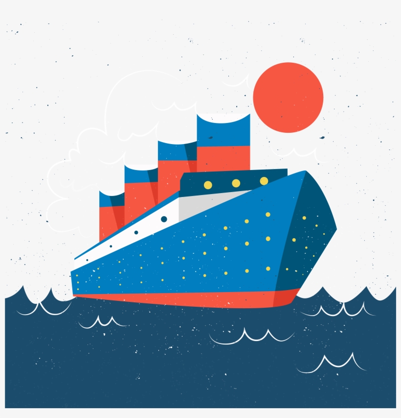 Hydrofoils - Ship Png Icon Blue, transparent png download