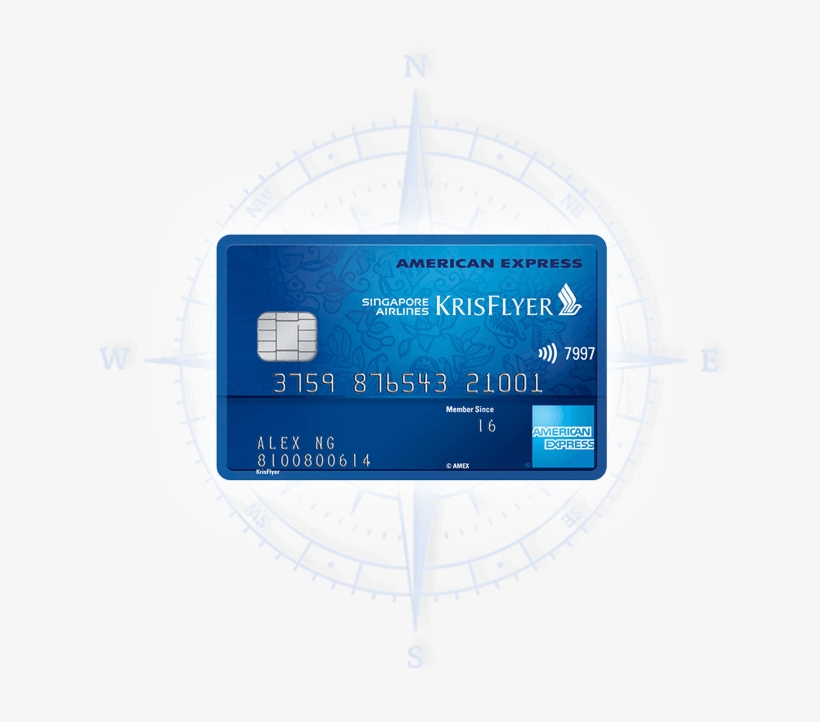 The American Express Singapore Airlines Krisflyer Credit - Amex Krisflyer, transparent png download
