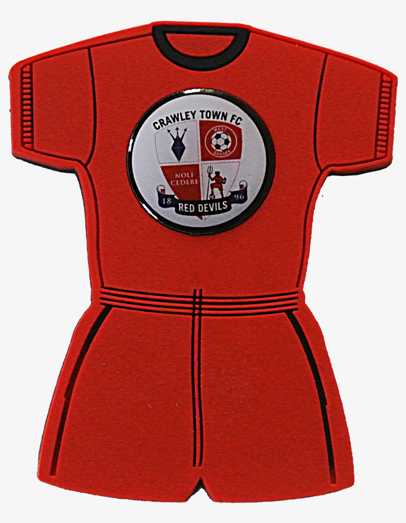 Fridge Magnet [red Kit] - Crawley Town F.c., transparent png download