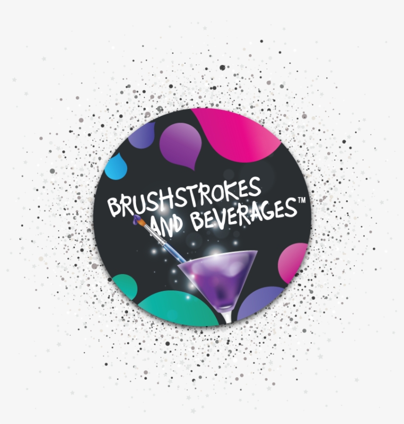 Brushstrokes And Beverages™ Is A Paint And Sip Company - Drink To Make Other People, transparent png download