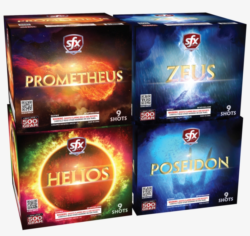 Sfx Immortals - Poseidon Fireworks, transparent png download