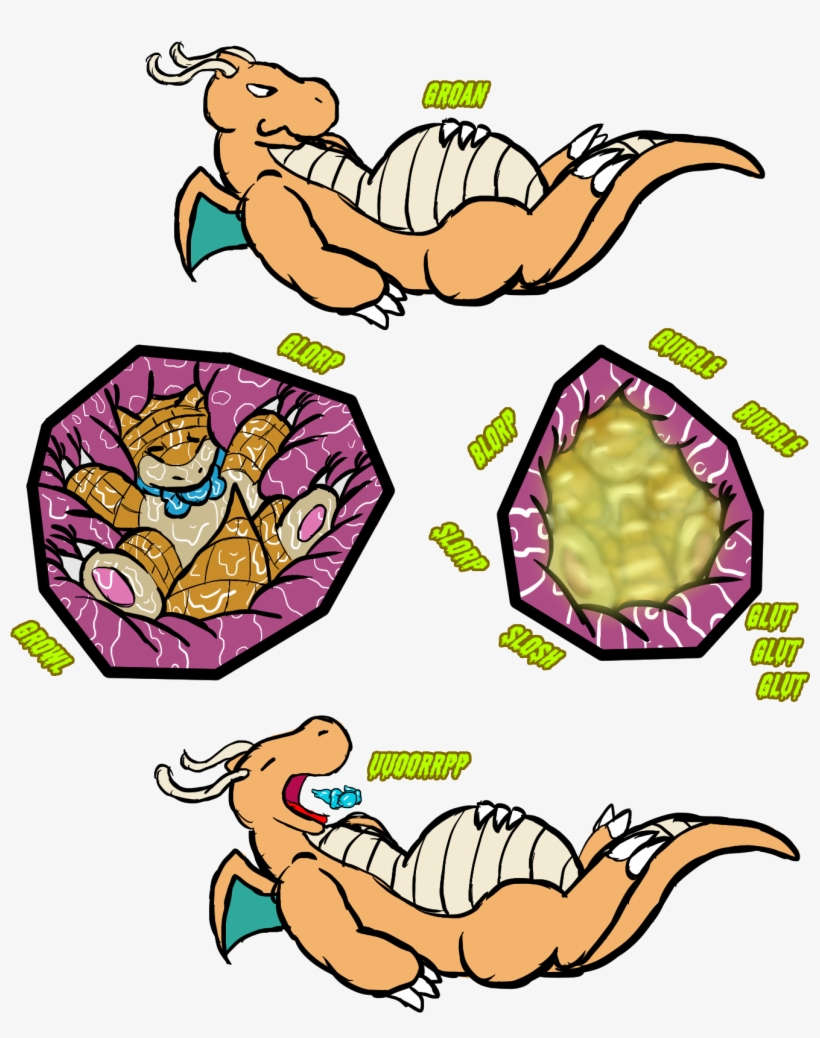 [sketch] Dragonite - Dragonite Burp, transparent png download