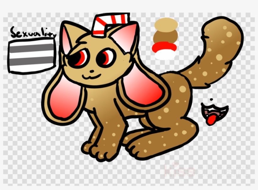 Kittydog Clipart Cat Dog Horse - Cartoon, transparent png download
