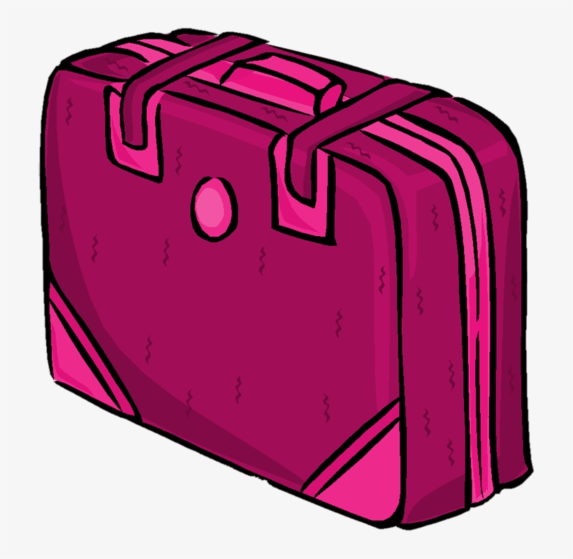 Mala De Viagem Rosa Png, transparent png download