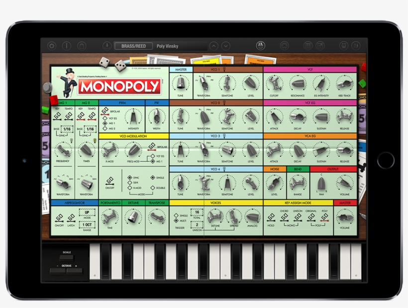 Monopoly X Korg Imono/poly - Korg Imonopoly, transparent png download