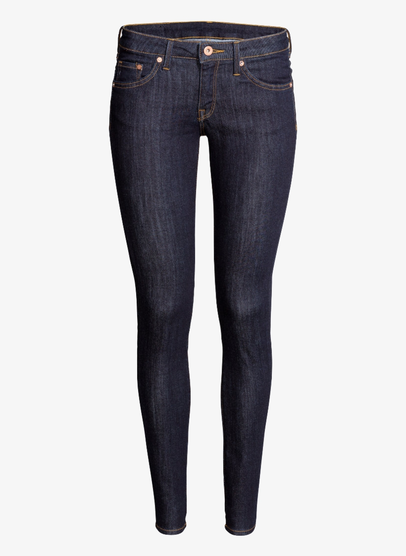 Dark Wash Skinny Jeans - Jeans, transparent png download