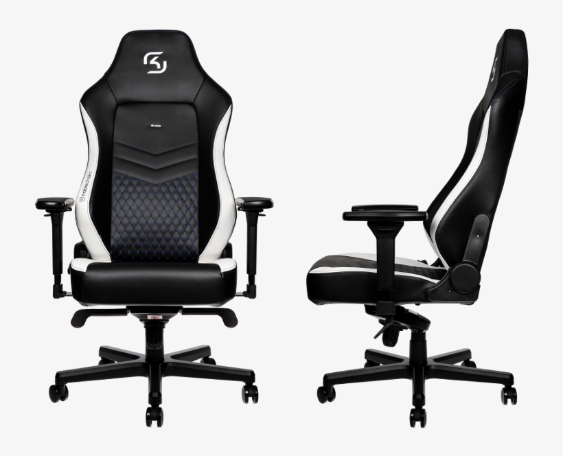 Features Of The Noblechairs Hero Sk Gaming Edition - Noblechairs Icon Series Real Leather Cognac/black, transparent png download