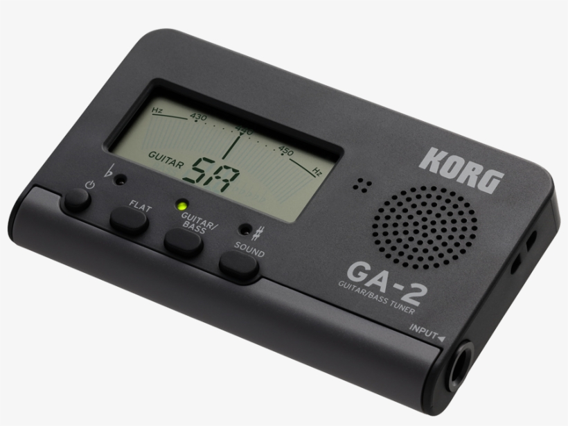 Korg Ga-2 Handheld Guitar/bass Tuner - Korg Ga-2 Guitar / Bass Tuner, transparent png download
